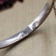 Bohemian Garnet Bangle c1890
