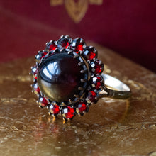 Bohemian Garnet Ring c1930