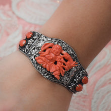 Chinese Export Coral Bracelet