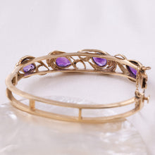 Amethyst & Seed Pearl Bangle c1940