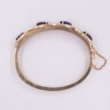 Amethyst & Seed Pearl Bangle c1940
