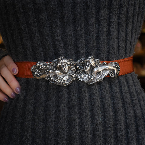 Art Nouveau Sterling Buckle by William Kerr