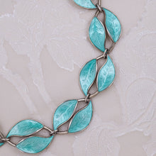 David Andersen Sterling and Enamel Choker