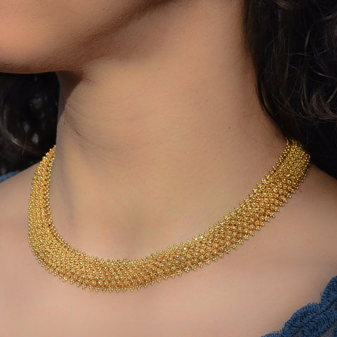 Etruscan Revival Cannetille Choker