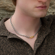 Heavy Platinum Rolo Chain