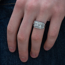 Diamond Studded Cocktail Ring c1950