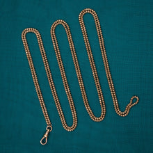 Antique Extra Long Muff Chain with Swivel