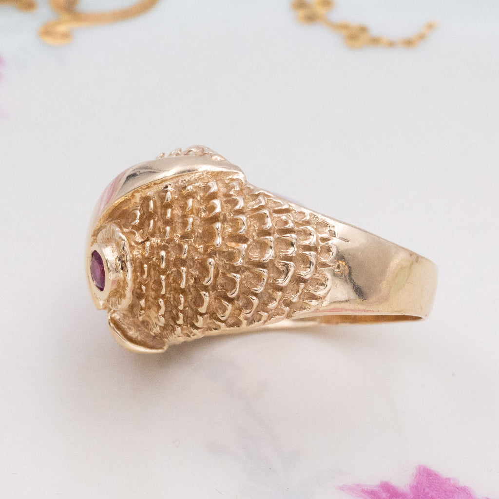 Vintage Owl Cocktail Ring – Pippin Vintage Jewelry