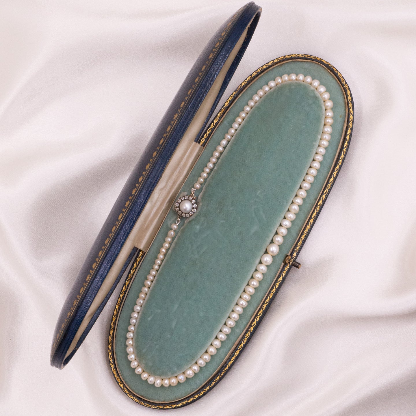 Natural Pearl Necklace by Catchpole & Williams c1890