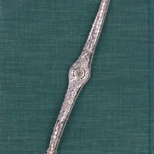 Art Deco Kozibe Diamond Bracelet with Emeralds c1920