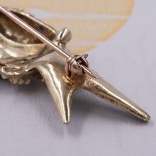 Enamel Owl Brooch c1930