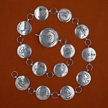 Silver Story Belt by William Yazzie c1960