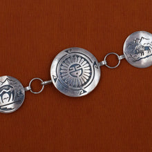 Silver Story Belt by William Yazzie c1960