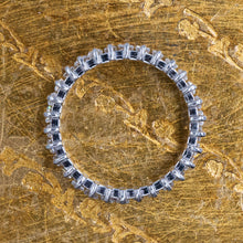 Emerald-Cut Diamond Eternity Band c1950