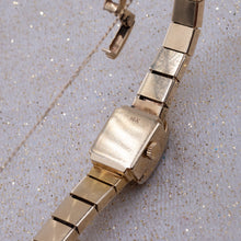 Mid-Century Covered Watch with Diamonds and Florentine Finish