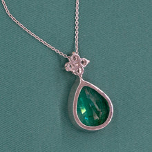 Emerald Pear Drop Pendant
