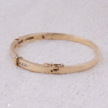Gold Channel-Set Diamond Bangle c1980