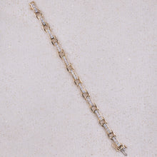 Diamond Bar Link Eternity Bracelet c1980