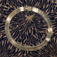 Gold Fringe Collar Necklace c1980
