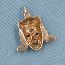 Antique Enameled Mask Charm