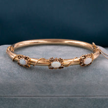 Victorian Revival Opal Bangle c1930