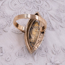 Georgian Rose-Cut Diamond Navette Ring