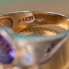 Multi-Gem Cocktail Ring c1980