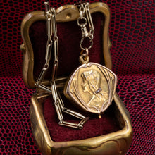 Art Nouveau Locket Pendant c1890