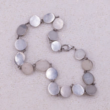 Carved Moonstone and Sterling Moon Face Necklace