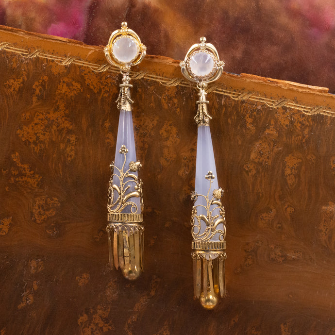 Georgian Chalcedony Earrings
