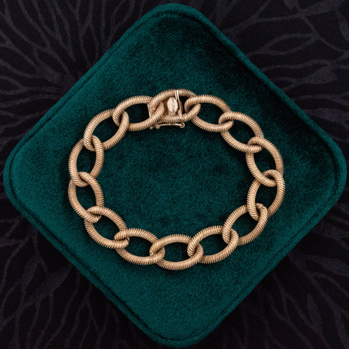 Open Curb Link Bracelet c1970