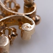 Antique Floral Diamond Brooch Pendant