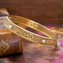 Victorian Natural Pearl Bangle