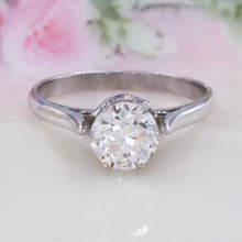 Antique 1.15 Carat Diamond Solitaire Ring c1920