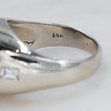 Blue Star Sapphire Gents Ring c1950
