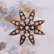 Antique Pearl Starburst Ring