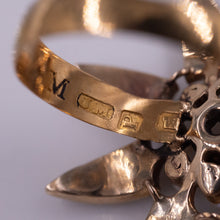 Antique Pearl Starburst Ring