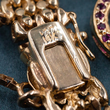 Panther Bracelet with Rubies and Diamonds c1980