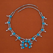 Old Pawn Squash Blossom Necklace c1970