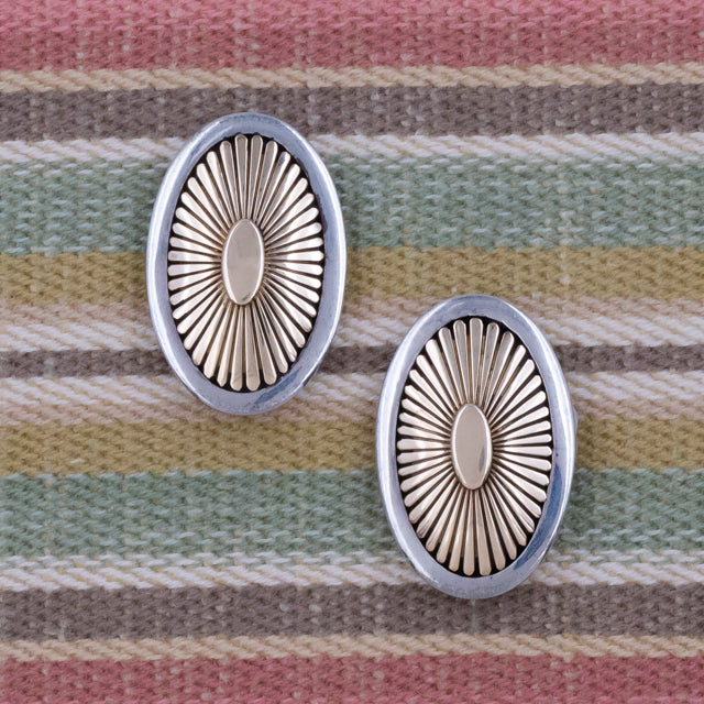 Howard Nelson Sterling & 14k Earrings