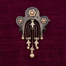 Taille D’épargne Girandole Brooch C. 1860s