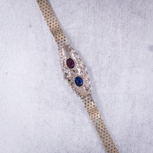 Antique Ruby & Sapphire Duet Bracelet