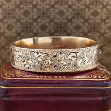 Pair of Taille d'Epargne Wedding Bracelets c1865