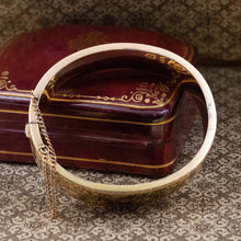 Pair of Taille d'Epargne Wedding Bracelets c1865