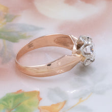 Soviet 1.10ct Diamond Buttercup Ring c1930