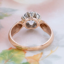 Soviet 1.10ct Diamond Buttercup Ring c1930