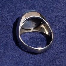 Blue Star Sapphire Gents Ring c1950