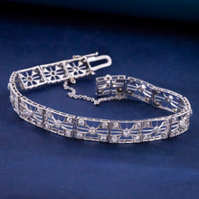Belle Epoque Platinum & Diamond Bracelet c1910