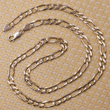 21 Inch Figaro Link Chain