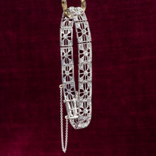 Belle Epoque Platinum & Diamond Bracelet c1910
